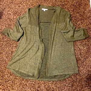Heather Green Cardigan